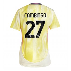 Juventus Andrea Cambiaso #27 Replika Udebanetrøje Dame 2024-25 Kortærmet
